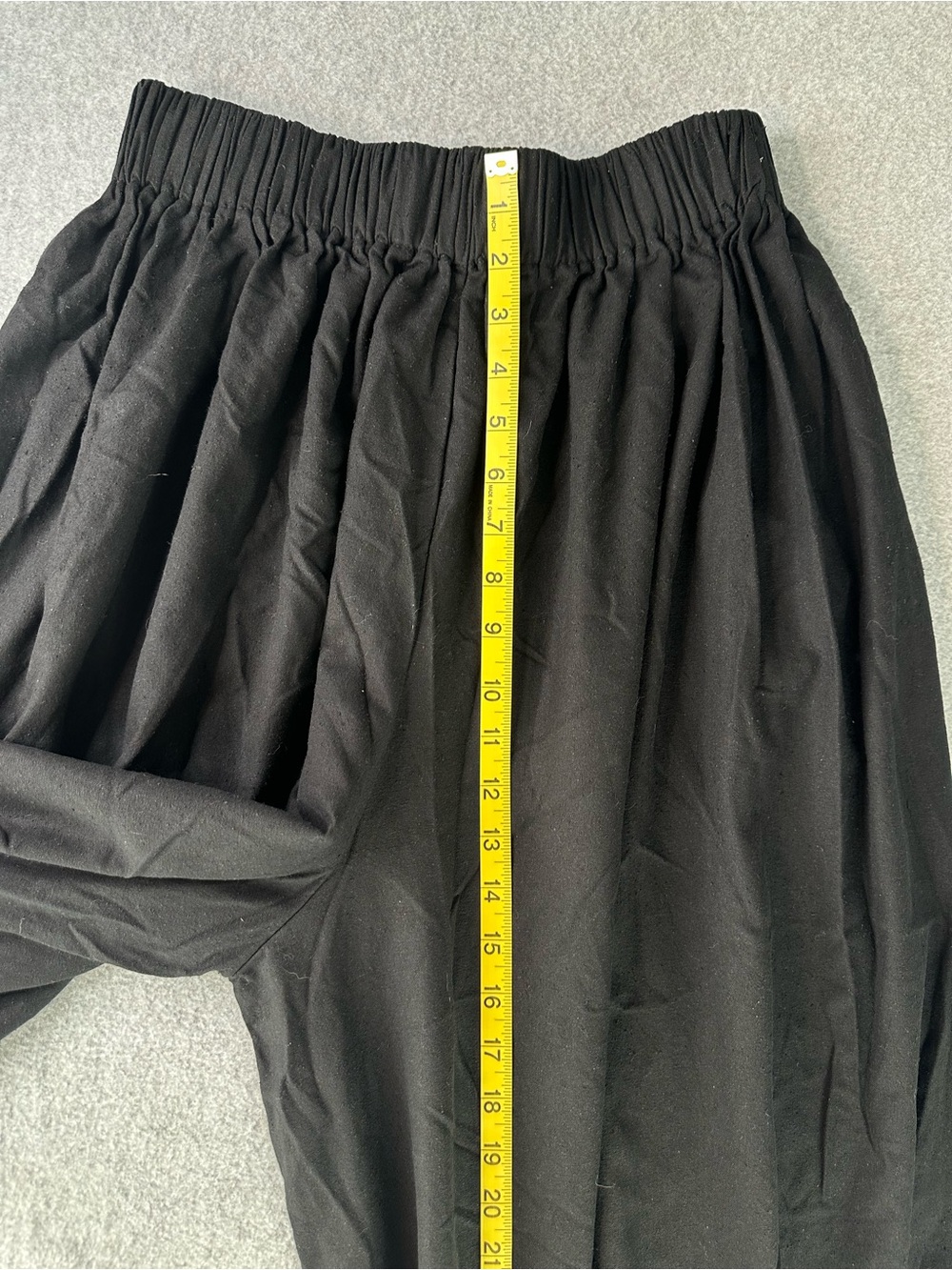 Miranda Bennett 100% Raw Silk Black Wide Leg Palazzo Pants Pockets Size Small - Picture 14 of 16